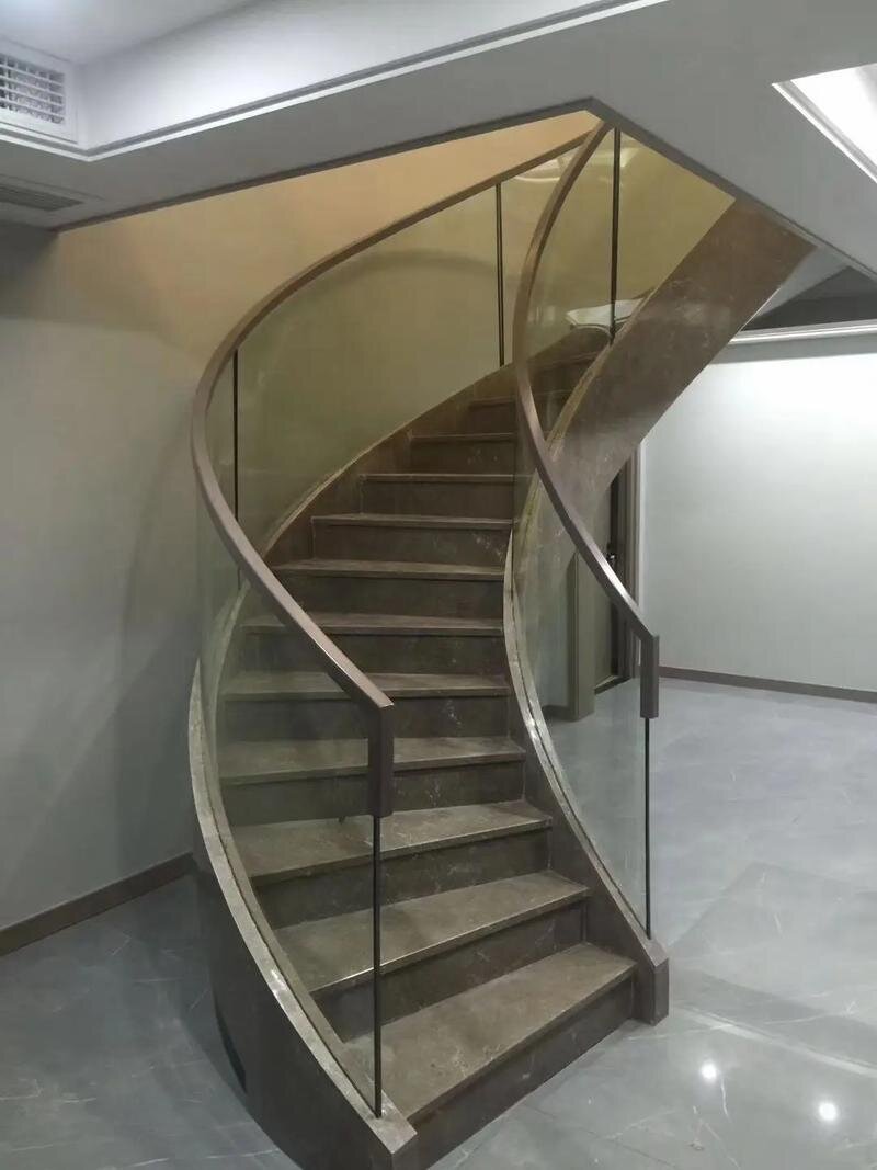 嘉峪关市热弯弧形玻璃夹丝玻璃 - 厂家
