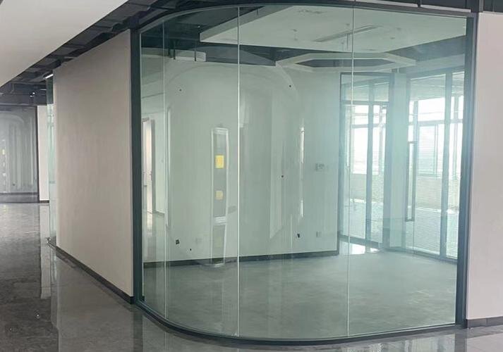 嘉峪关市异形展柜玻璃弧形玻璃 - 价格